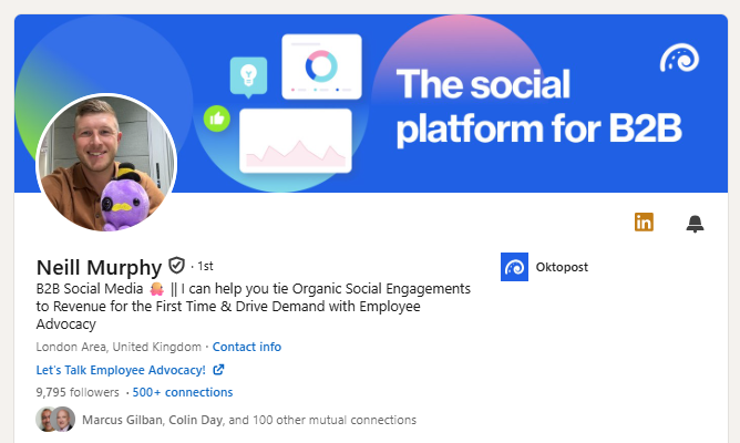 Improve your LinkedIn profile - Neill