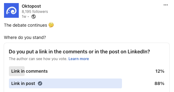 Link in post or comments on LinkedIn