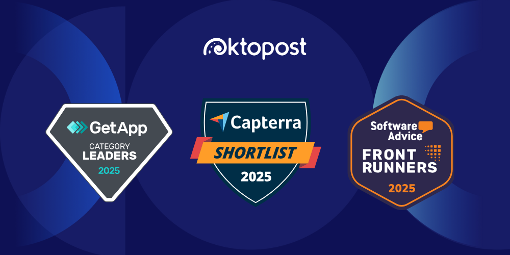 Oktopost earns top recognition across Gartner Digital Markets platforms