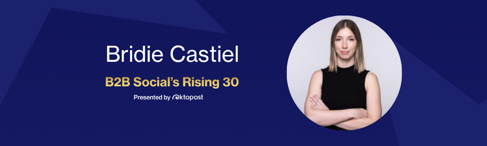 Bridie Castiel named as one of Oktopost's B2B Social's Rising 30
