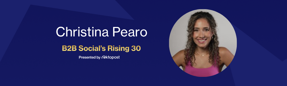 Christina Pearo named as one of Oktopost's B2B Social's Rising 30