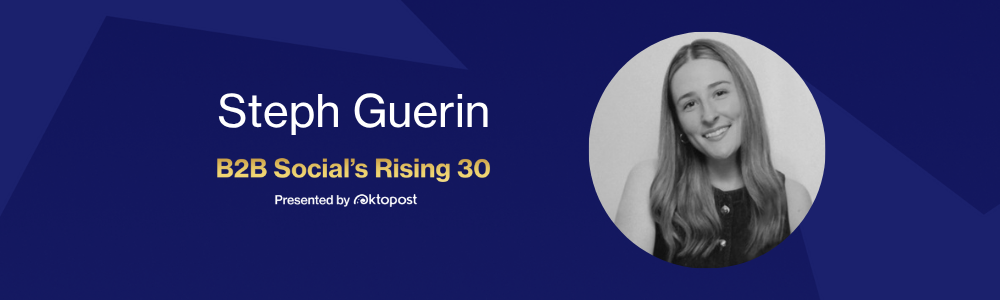 Steph Guerin named as one of Oktopost's B2B Social's Rising 30