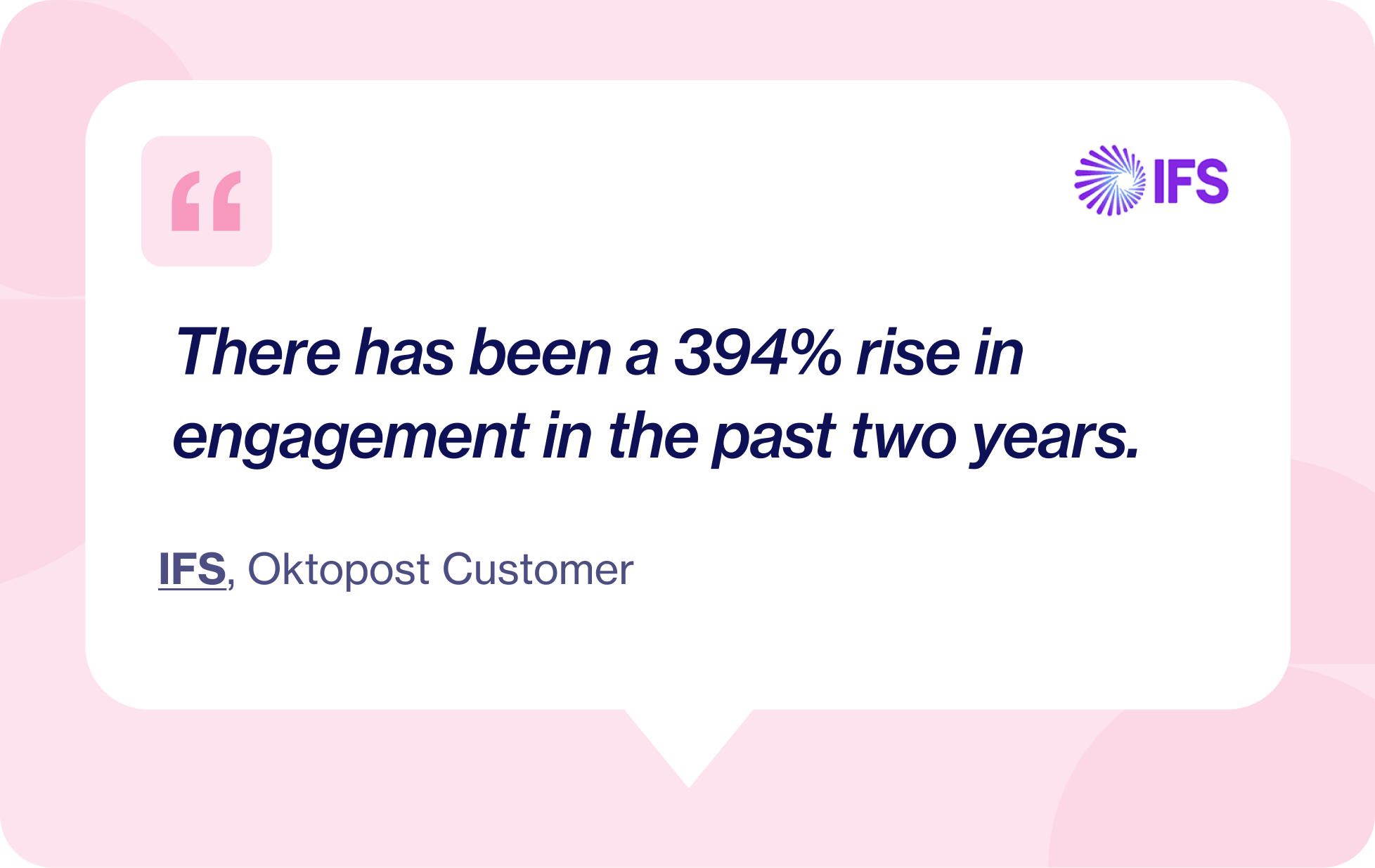 IFS quote about engagement