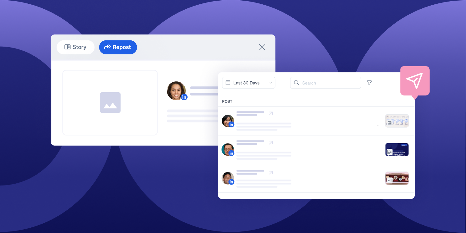 Boost employee advocacy reach with Repost Stories for Advocate posts