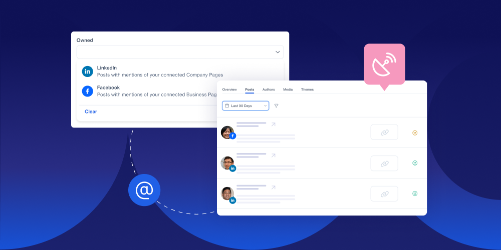Oktopost now supports LinkedIn & Facebook mentions for B2B social listening