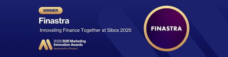 2025 B2B Marketing Innovation Award Winner Finastra