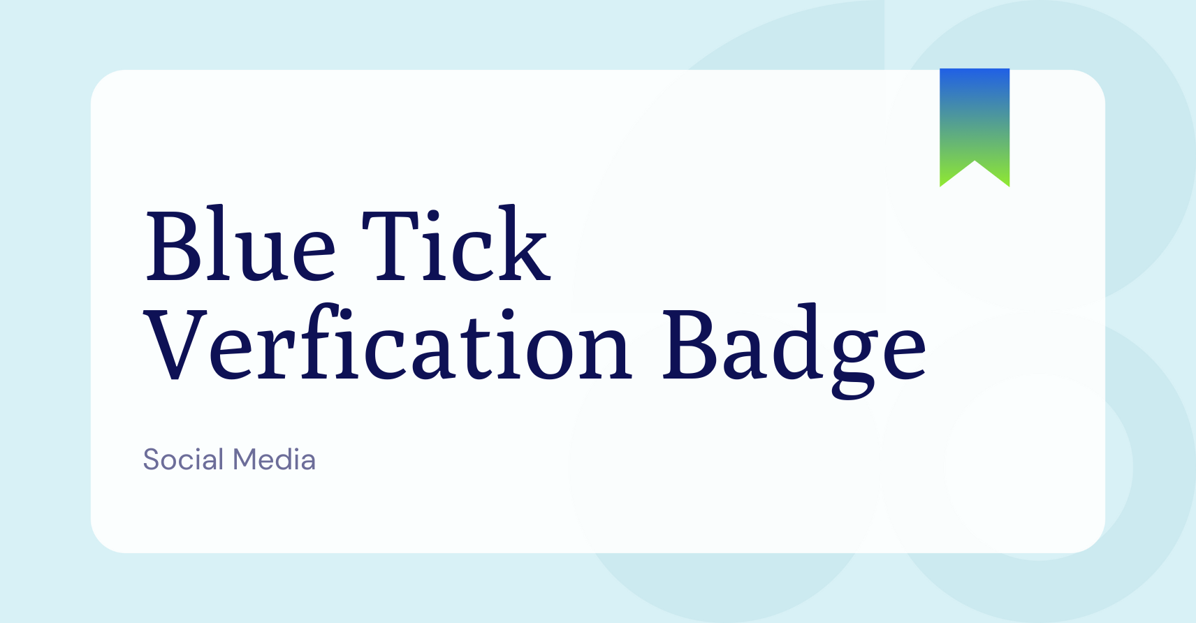 What is a Blue Tick?