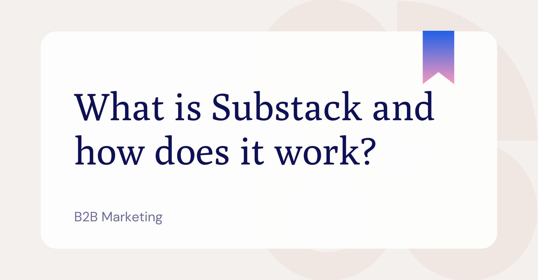 What is Substack and how does it work?