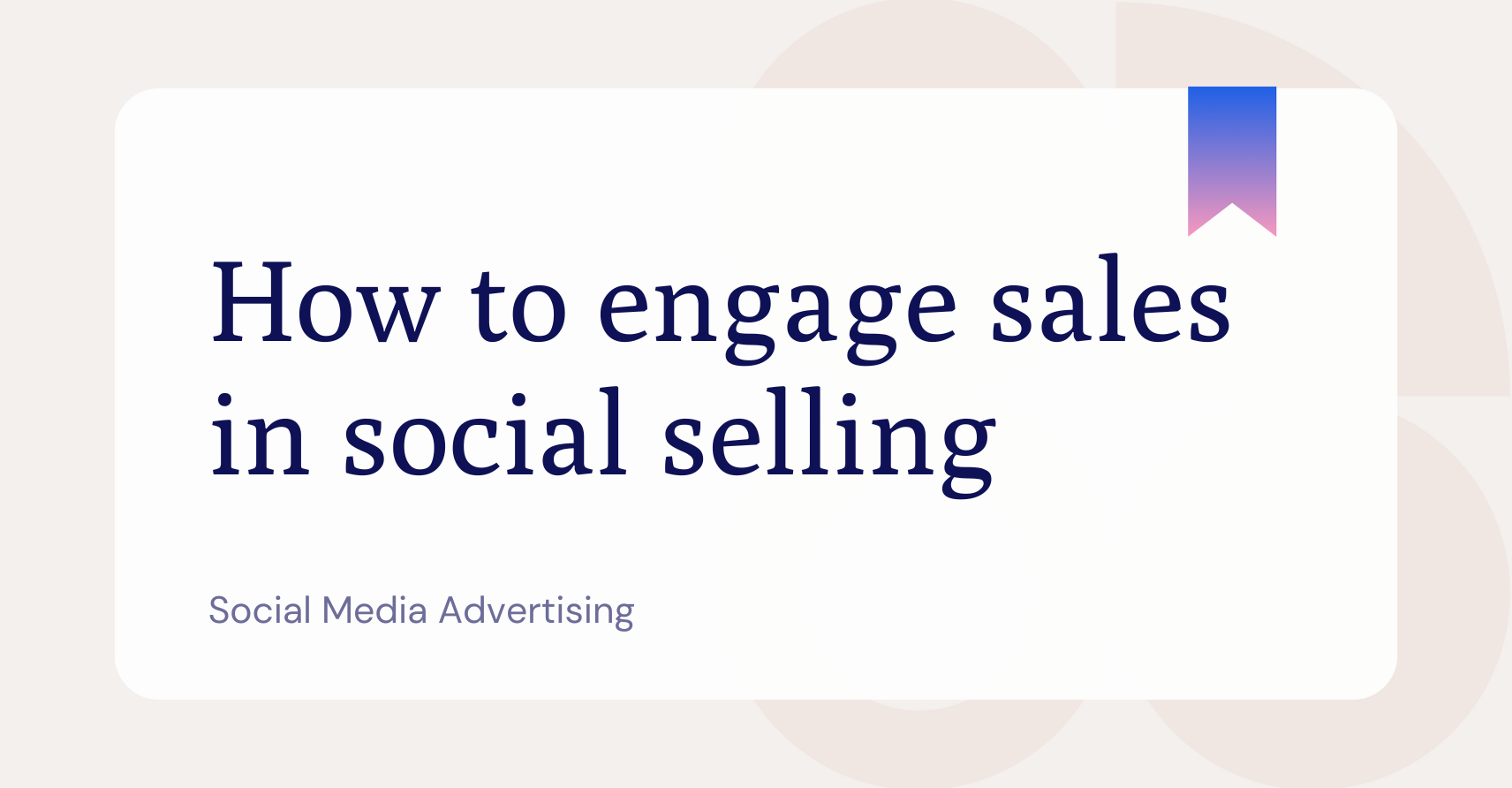 sales in social selling